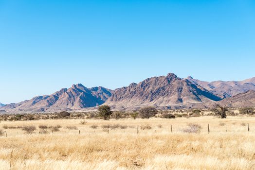 The Great Karas Mountains between Grunau and Keetmanshoop in the Karas Region of Namibia