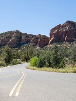 View from Red Rock Scenic Byway in Sedona, Arizona