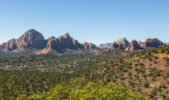 View from Schnebly Hill Road in Sedona, Arizona