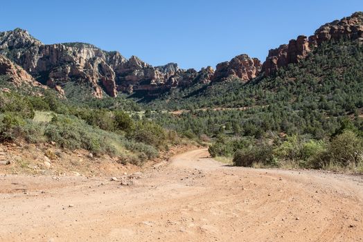 View from Schnebly Hill Road in Sedona, Arizona