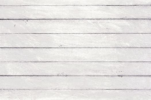 Wood texture background, white wood planks. Grunge washed wood wall pattern.