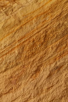Texture of red sand stone with visible layers