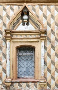 Architecture detail in Kremlin of Rostov, town of the Golden Ring of Russia