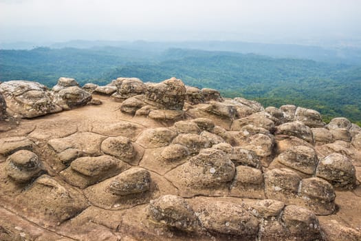 Lan Hin Pum at Phu Hin Rong Kla national park in Phitsanulok, Thailand