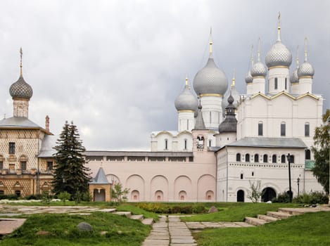 Kremlin of Rostov, old Russian town in the Golden Ring