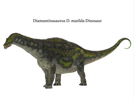 Diamantinasaurus was a herbivorous sauropod dinosaur that lived in Australia during the Cretaceous Period.