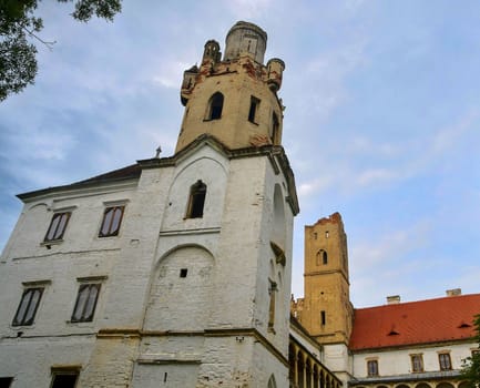 Ruins of castle in Breclav town in South Moravian Region of Czech Republic.