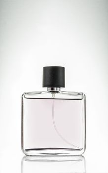 A bottle with perfumes in the style of a product photography. To use by cosmetic companies.
