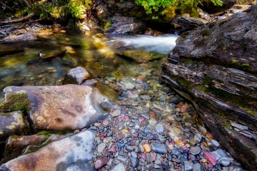 Coloured Stones in Holland Creek