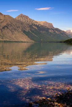 View of Lake McDonald in Montana