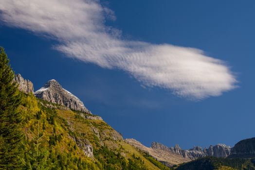 Scenic View of Glacier National Park