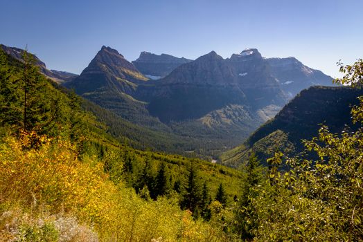 Scenic View of Glacier National Park