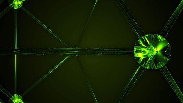 Abstract Molecular Structure. Technology backdrop. 3d rendered