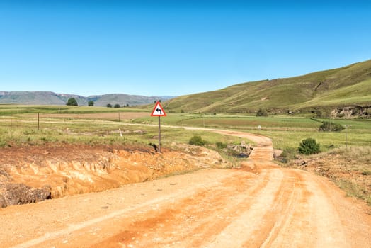 A bridge on road R396 between Maclear and the Pot River Pass in the Eastern Cape Province
