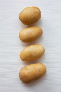 Potato Isolated on white.