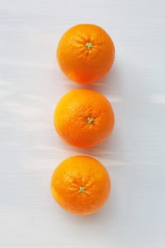 Fresh orange citrus fruit isolated on white background.