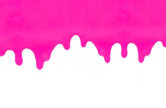 Red color dripping, Color Dropping Background. White background