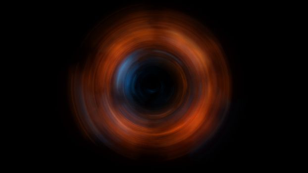Abstract Background Of Spin Circle Radial Motion Blur. 3d rendered