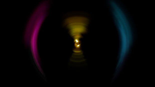 Abstract Background Of Spin Circle Radial Motion Blur. 3d rendered