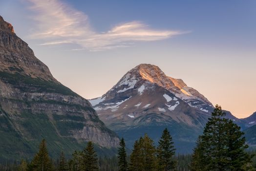 Heavens Peak at Sunset