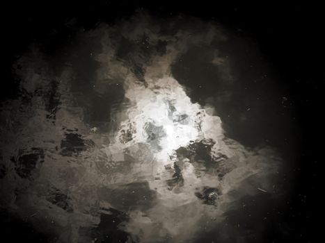 abstract and obscure water surface reflecting sky texture; Essex; England; UK