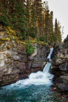 St Mary Falls in Montana