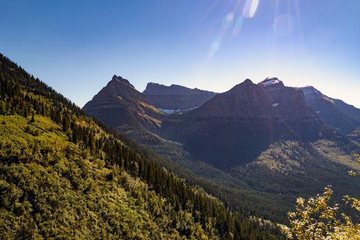 Scenic View of Glacier National Park