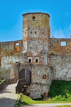 Old Castle of Bishops in Siewierz. Poland