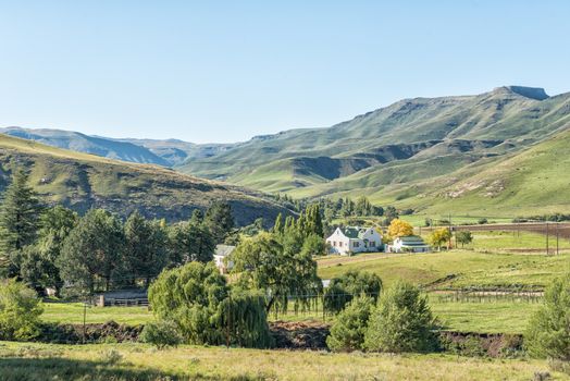 A view of Rhodes, a small village in the Eastern Cape Province