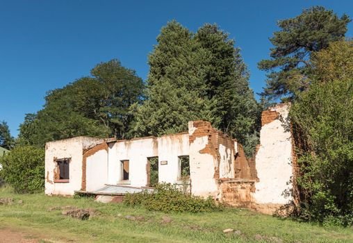The ruin of a house in Rhodes in the Eastern Cape Province