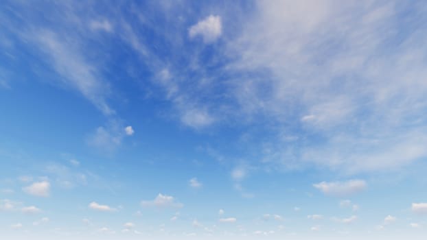 Cloudy blue sky abstract background, blue sky background with tiny clouds, 3d illustration