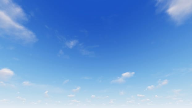 Cloudy blue sky abstract background, blue sky background with tiny clouds, 3d illustration