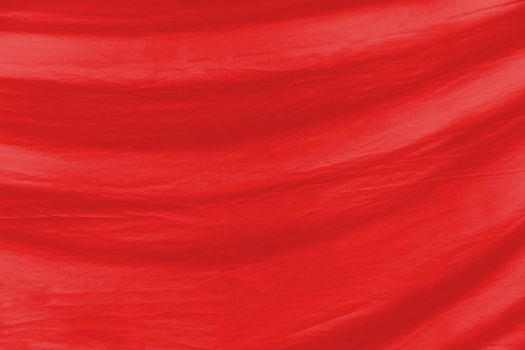 Red fabric texture background