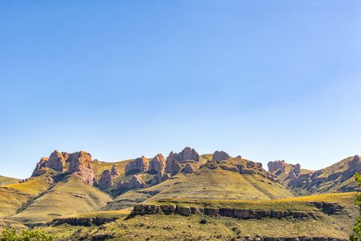 The view from the Barkly Pass in the Eastern Cape Province