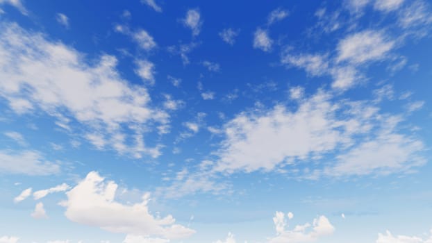 Cloudy blue sky abstract background, blue sky background with tiny clouds, 3d illustration