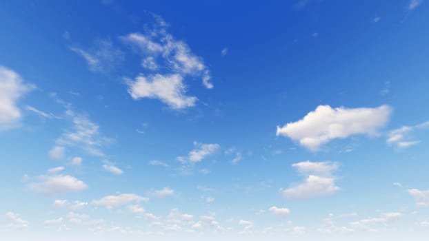 Cloudy blue sky abstract background, blue sky background with tiny clouds, 3d illustration