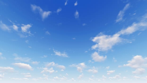 Cloudy blue sky abstract background, blue sky background with tiny clouds, 3d illustration