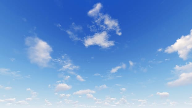 Cloudy blue sky abstract background, blue sky background with tiny clouds, 3d illustration