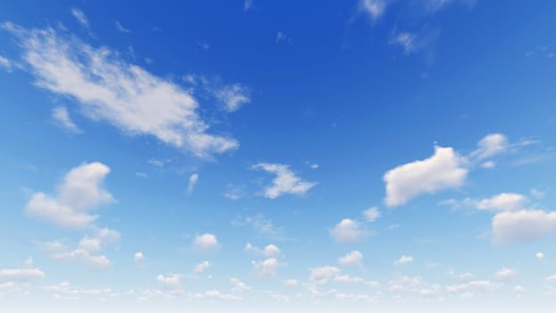 Cloudy blue sky abstract background, blue sky background with tiny clouds, 3d illustration