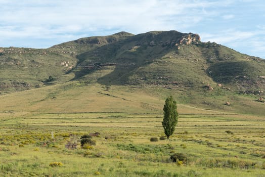 The first railway reverse at the Melk (milk) railway station near Lady Grey in the Eastern Cape Province of South Africa