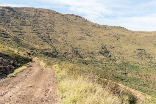 The view from the historic Jouberts Pass at Lady Grey in the Eastern Cape Province