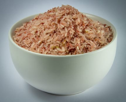 brown rice in the cup