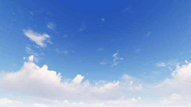 Cloudy blue sky abstract background, blue sky background with tiny clouds, 3d illustration