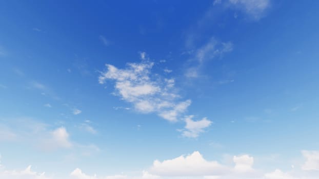 Cloudy blue sky abstract background, blue sky background with tiny clouds, 3d illustration