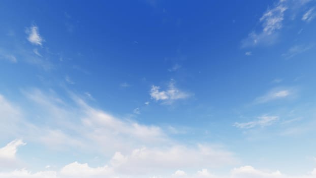 Cloudy blue sky abstract background, blue sky background with tiny clouds, 3d illustration