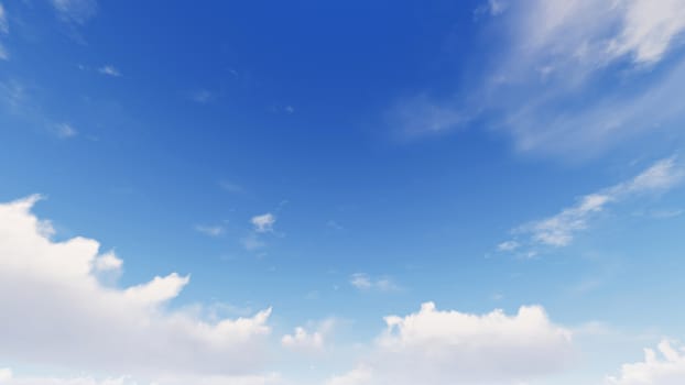 Cloudy blue sky abstract background, blue sky background with tiny clouds, 3d illustration