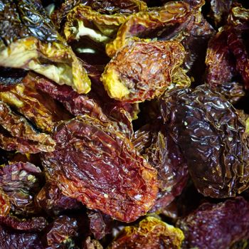 ISTANBUL, TURKEY - MAY 25 : Dried fruit for sale in the Grand Bazaar in Istanbul Turkey on May 25, 2018