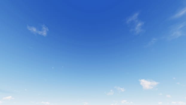 Cloudy blue sky abstract background, blue sky background with tiny clouds, 3d illustration