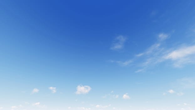 Cloudy blue sky abstract background, blue sky background with tiny clouds, 3d illustration