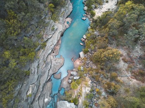 Crystal clear waters in the mountain creek, Blue Mountains Australia